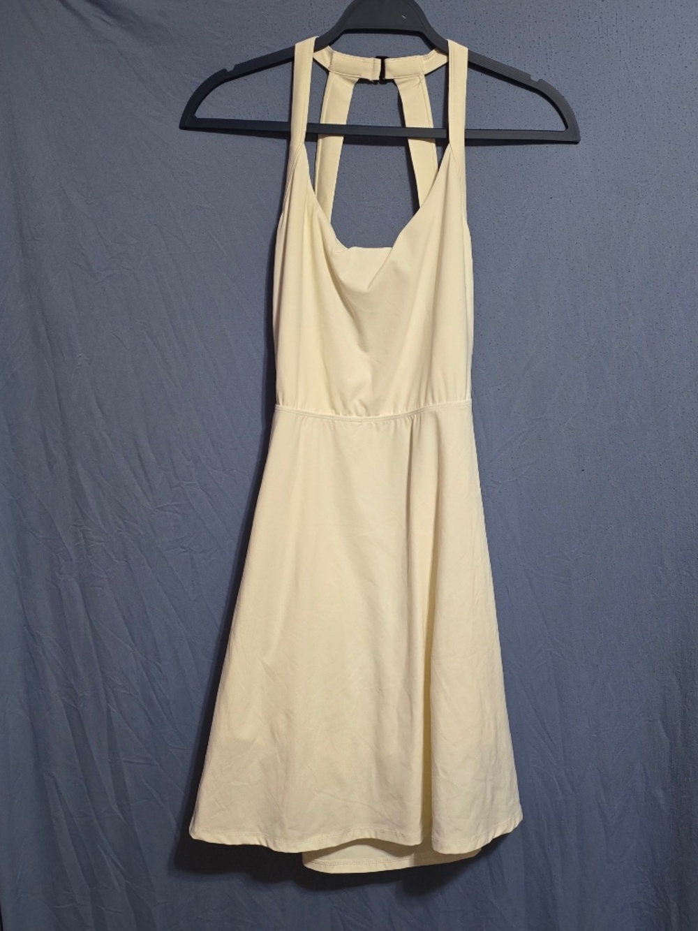 Halara NWT sz Large Easy Peezy Ivory Dress